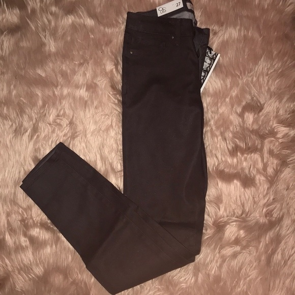 Jessica Simpson wine colored coated jeans - Picture 2 of 3